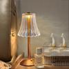 Crystal Retro Bedside Lamp - Luxury Rechargeable Night Light for Master Bedroom