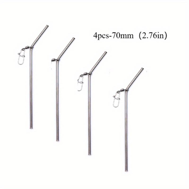 

4 шт. Аксессуары для ловли карпа, противозапутывающая леска, методная кормушка, оснастка, приманка, клетка, соединитель, крючок, вертлюжки для карповых снастей 70mm-4pcs серый