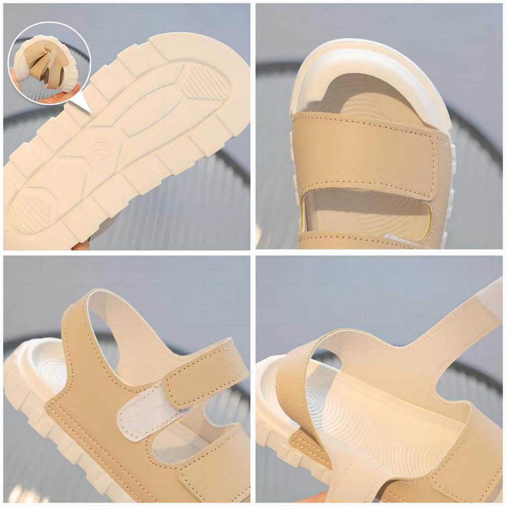 Sandalias Infantiles 2025 Verano Nuevo Puntera Cerrada Unisex Suela Blanda Zapatos de Playa para Niño Pequeño