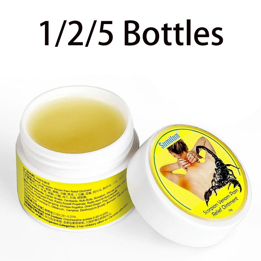 

Мазь Sumifun 10/20/50 мл Активирующая мазь Скорпиона Мазь для шеи и поясницы Способствует здоровью суставов Пластырь для ухода за суставами Наружное применение Травяной бальзам. 1 Bottle