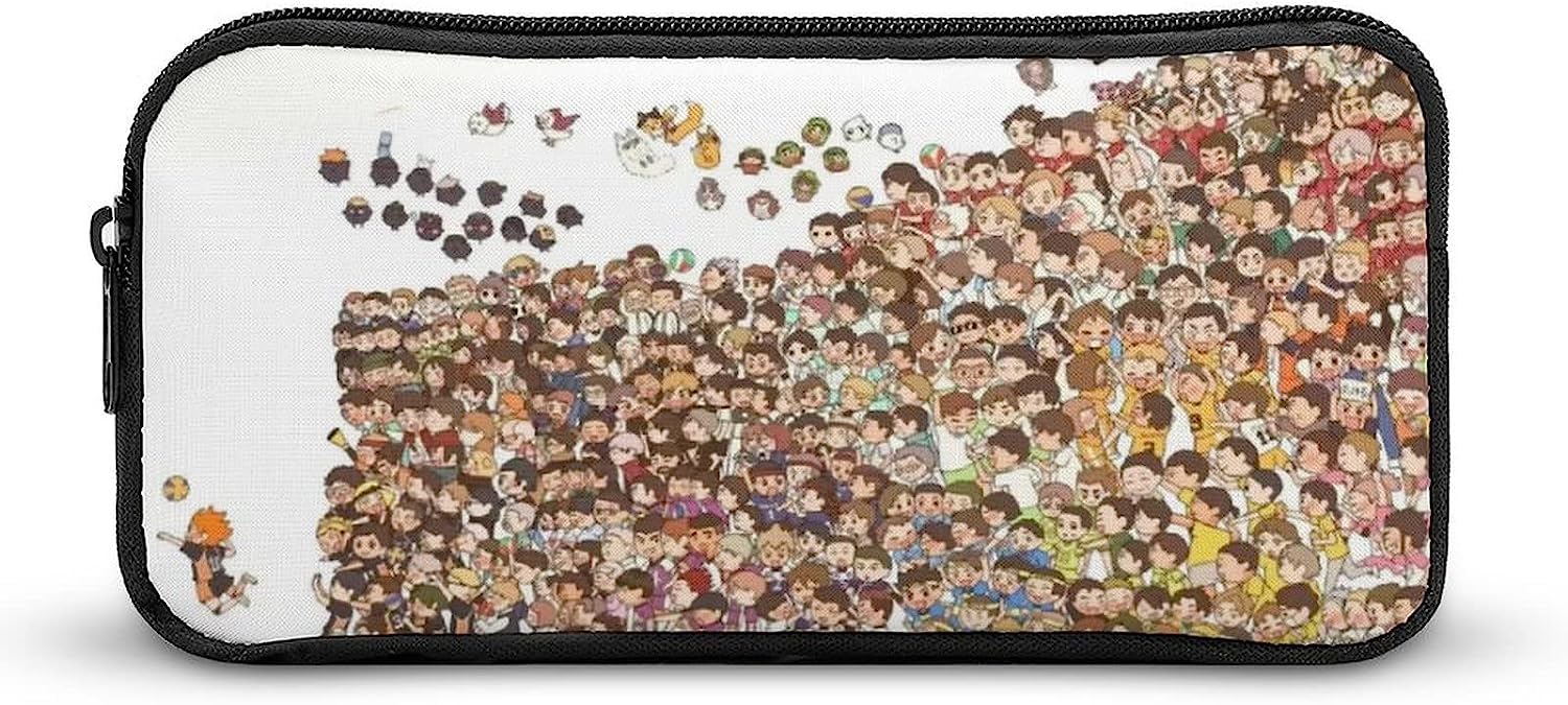 

Haikyu!! Pencil Case, Large Capacity, Multifunctional, Stylish Pen Pouch, Simple Tool Pencil Case for Boys, Girls, and Kids, Suitable for High School,