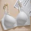 Women Seamless Wireless Thin Cup Comfortable Push Up Bra Anti Sagging Side Support