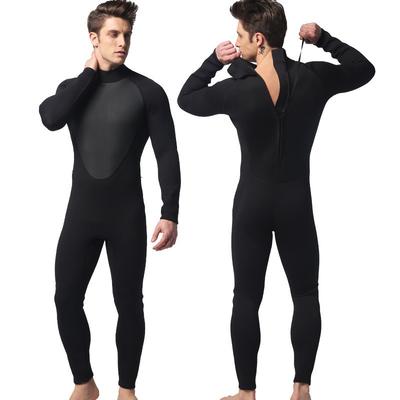 3mm Mens Full Wetsuit Diving Surfing Snorkeling Warmth Protection Long Sleeve Pants Back Or Front Zip
