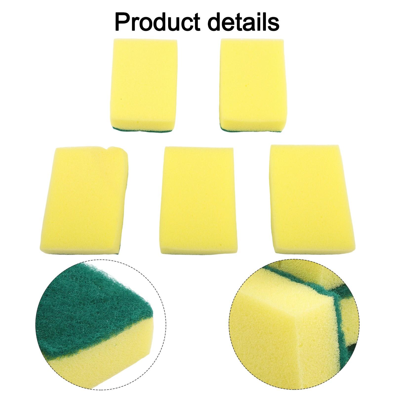 

Размер 10*7*3см Губка для мытья посуды Губка высокой плотности Кухонная уборка 5 pieces