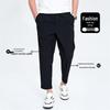 Men's Quick-Dry Elastic Waist Cropped Casual Pants