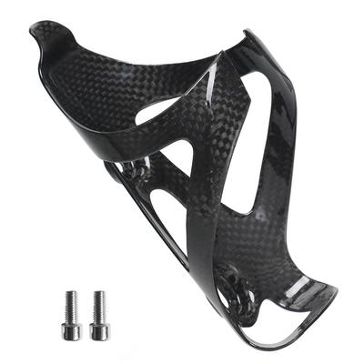 C Fiber Cage Bike Water Bottle Holder Lightweight Durable Easy To Mount for 70 74mm Bottles Bright Light