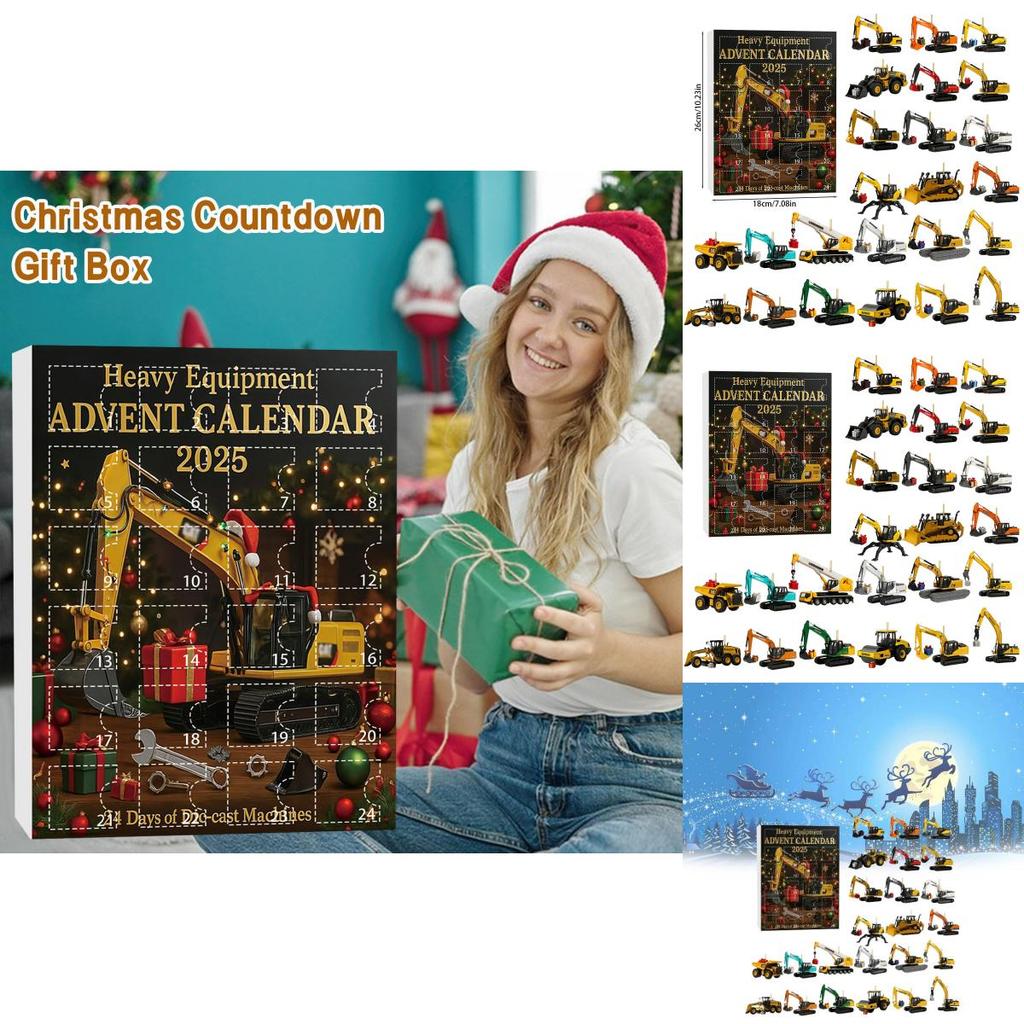 Weihnachts-Countdown Blind Box Kreativer Auto-Acrylanhänger Geschenk für Freunde und Familie