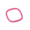Women's Colorful Copper Zircon Square Ring - Simple Korean Style Valentine's Jewelry for Couples