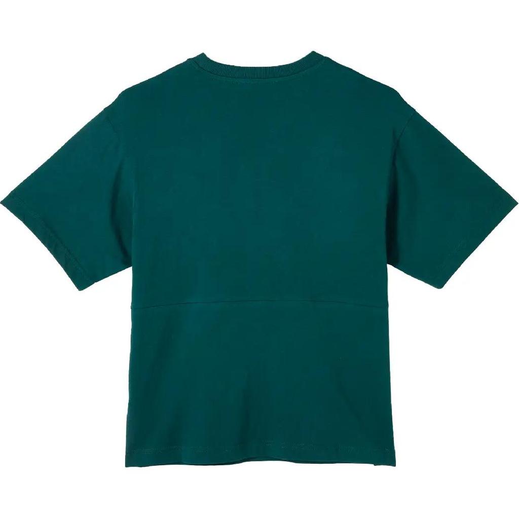 Puma Casual Loose Printed Short Sleeve T-Shirt Women Tops Christmas-Green 686326-43