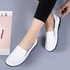Fashion Women Flats Genuine Leather Ballerina Nurse Shoes Moccasins Women's Loafers Flats Slip On Silver Shoes For Women Soft Ballerinas