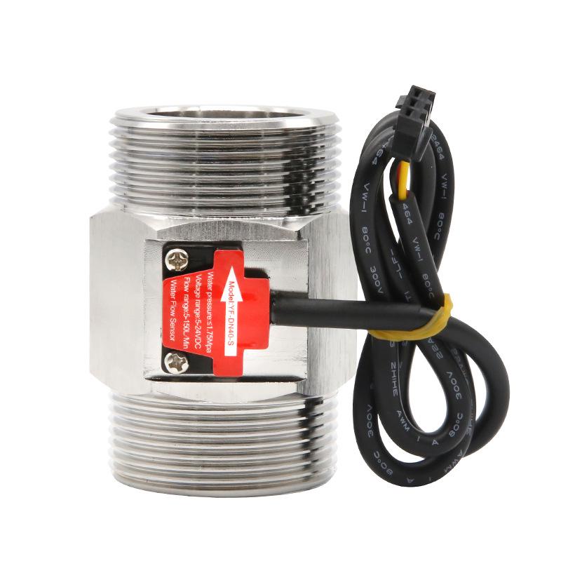 Edelstahl-Wasserdurchflusssensor DN40/DN50 für große Rohre