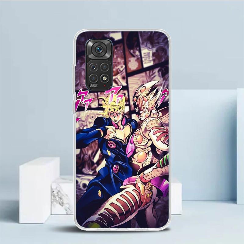 JoJo Bizarre Adventure Golden Wind Phone Case For Xiaomi Redmi Note 15 14 14S 13 12S 12 Pro Plus 11S 11 11T 11E 10S 10 + Soft TP
