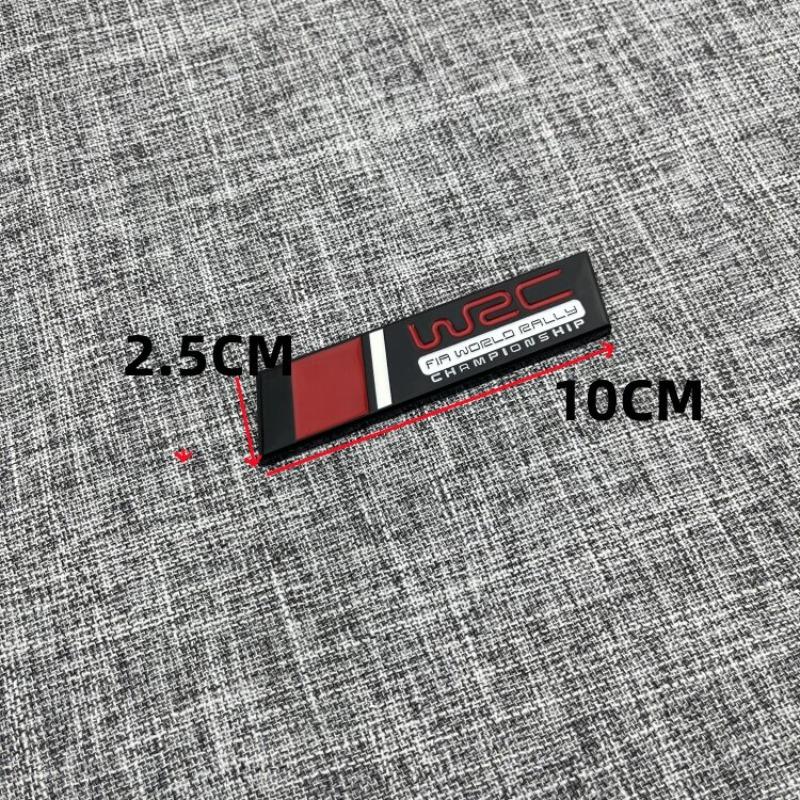 Modifica auto Etichettatura WRC adatta per carrozzeria rally WRC graffi adesivi decorativi Etichettatura metallica WRC