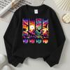 Kids Crewneck Pullover Sweatshirt, Cute Cartoon Animal Print