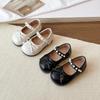 Spring/Summer 2026 Pearl Princess Shoes: Cute Bow Leather Shoes for Toddlers and Girls
