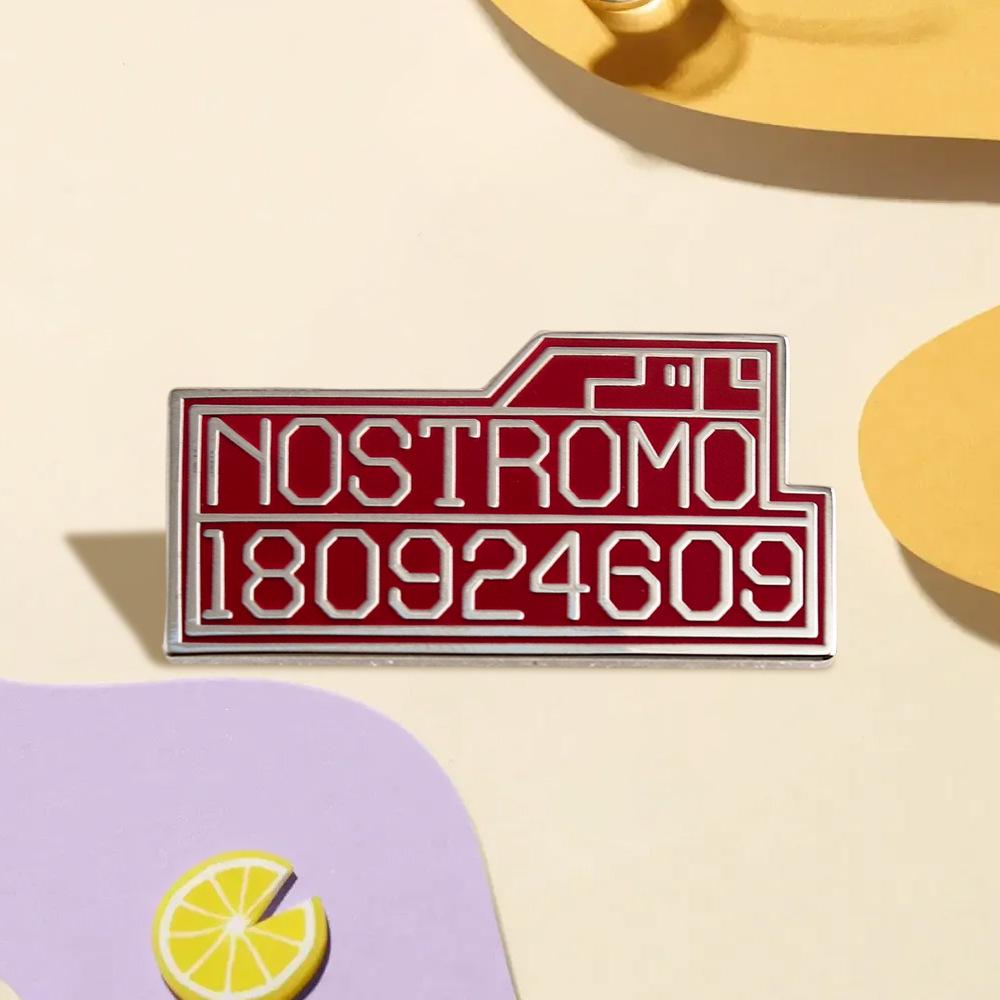 Alien Nostromo Enamel Brooch - Movie Merchandise Gift