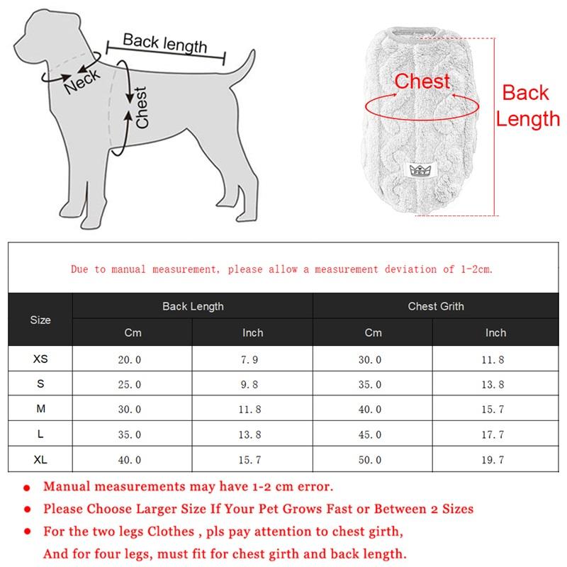 Soft Fleece Dog Clothes For Small Dogs Cats Sweater Autumn Winter Warm Puppy Vest Apparel French Bulldog Yorkshire Pet Costume