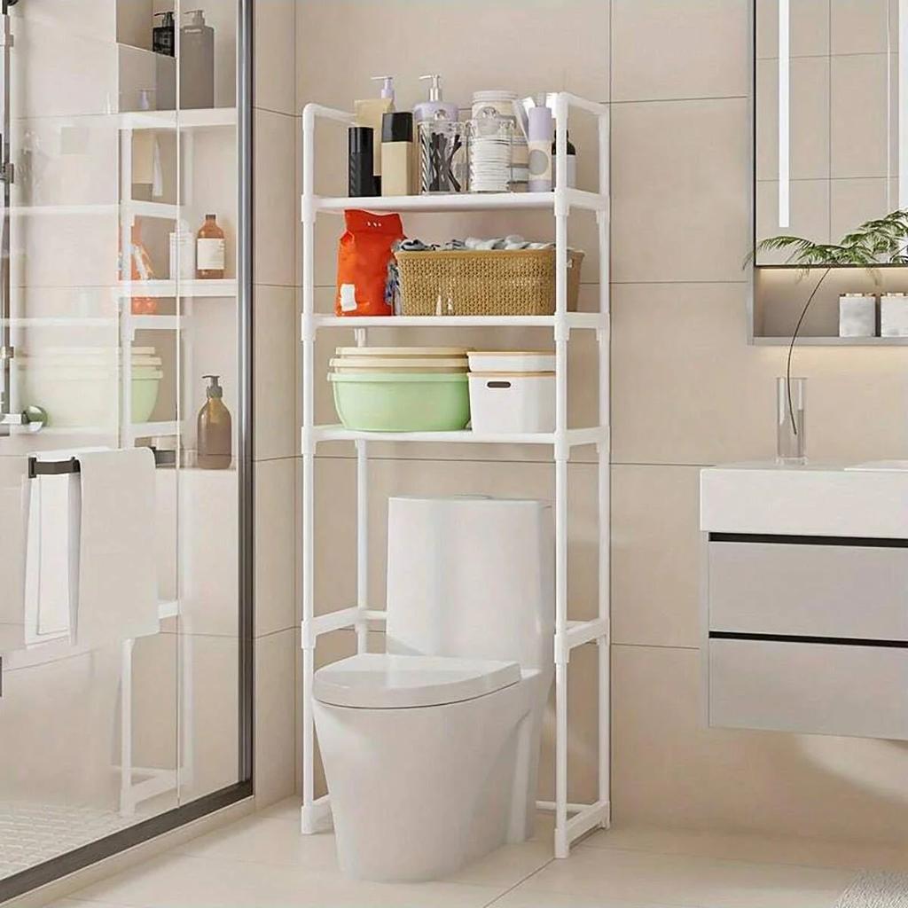 Bathroom Storage Rack Space-saving Stand Holder MultiFunctional Floor Type Toilet Storage Racks Multilayer Washing Machine Shelf