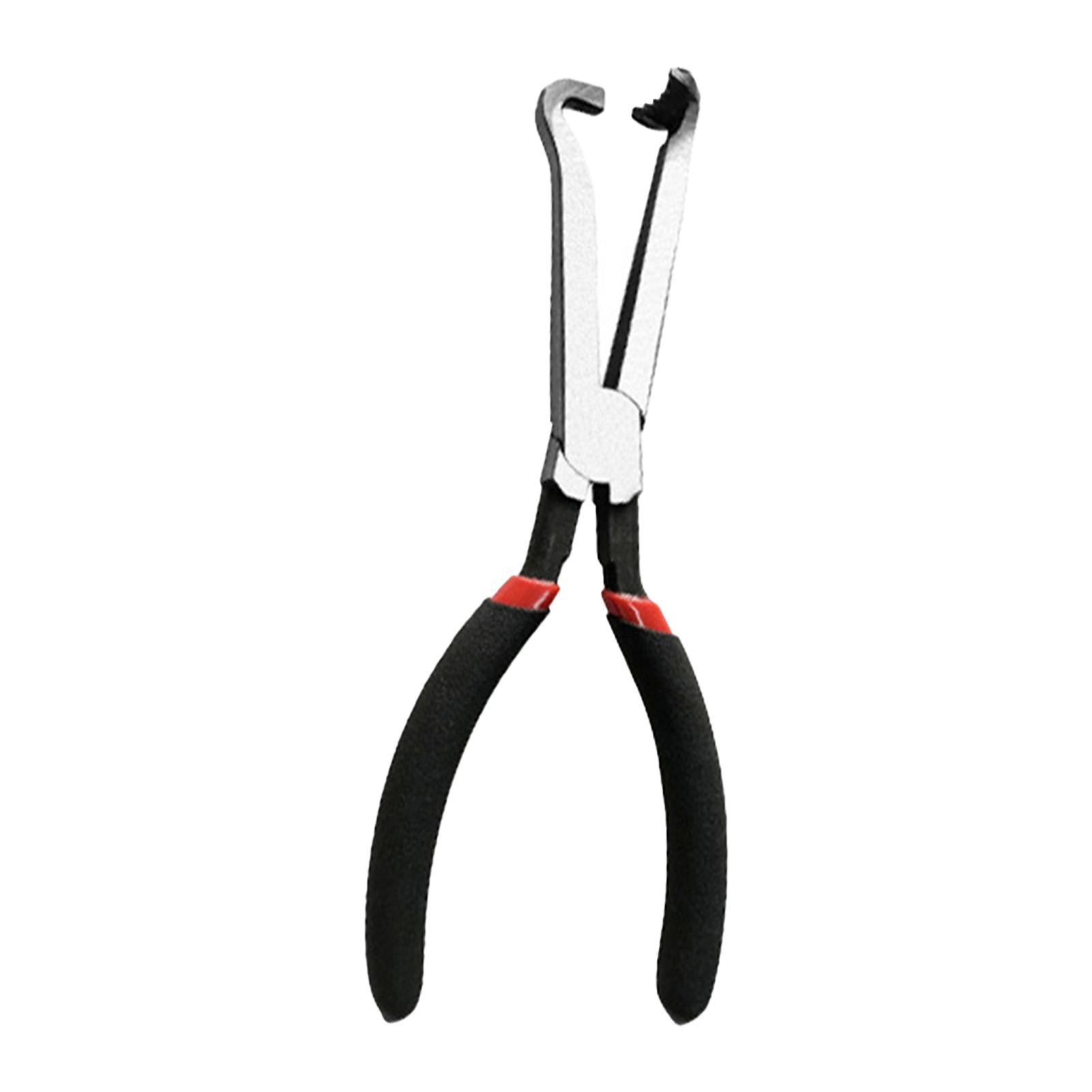 Automotive Electrical Connector Disconnect Pliers Car Wire Cutting Pliers with Curved Rake Design for MAF Sensor Fuel Injector