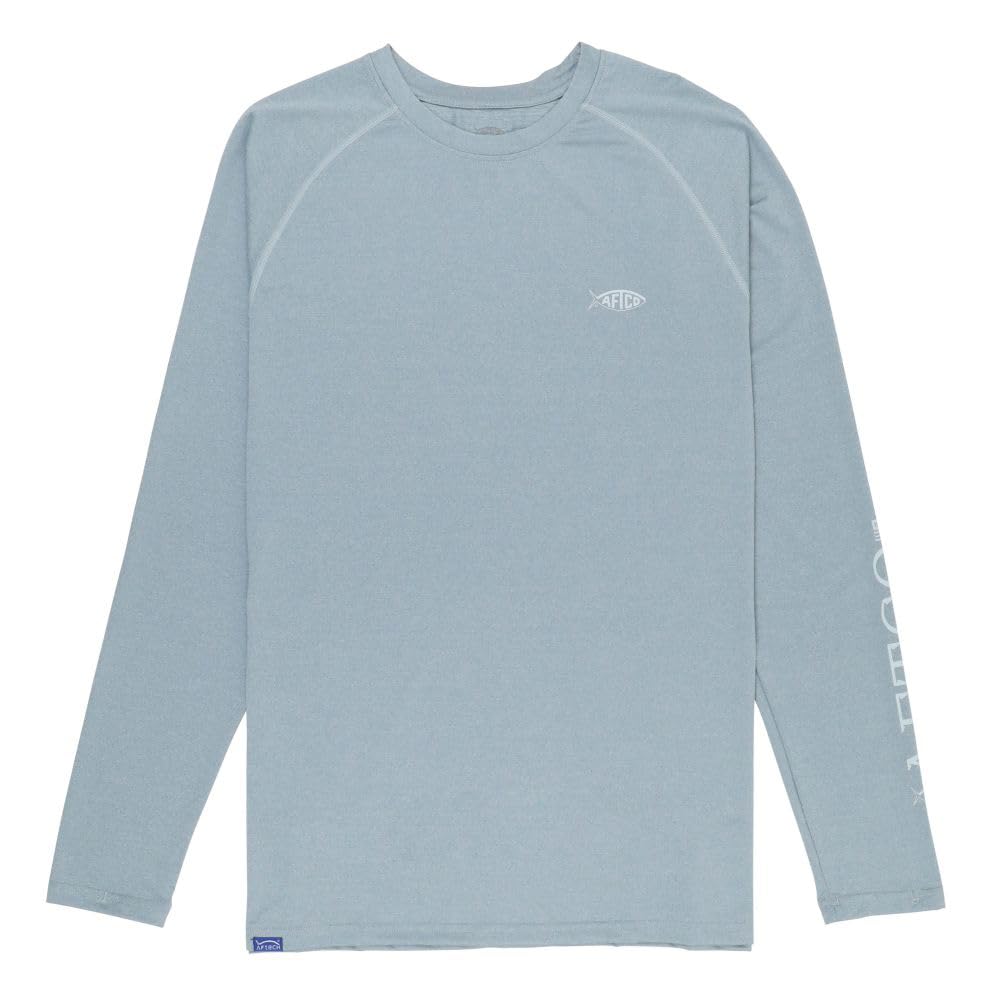 

Aftco Yurei Mesh LS Performance Shirt Slate M61140 Air-O