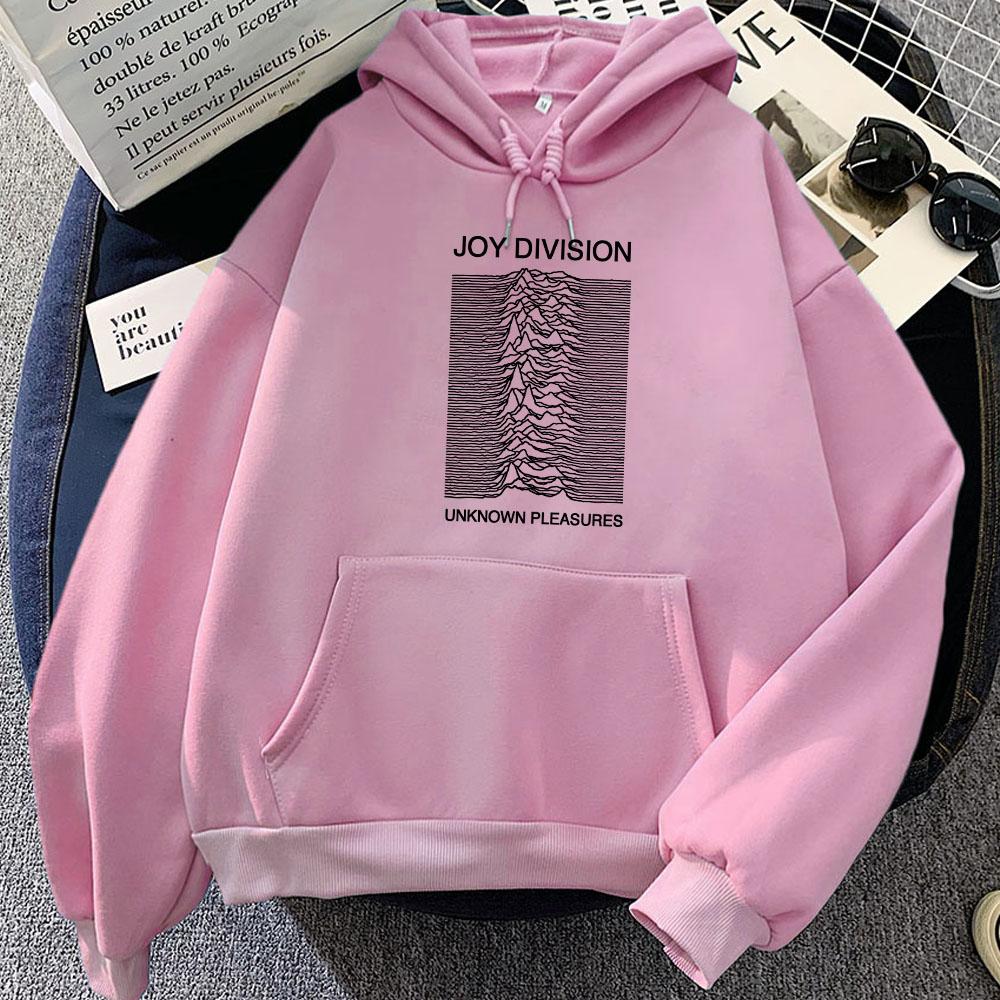 Joy Division Band Print Hoodies Funny Graphic Printing Sweatshirts Winter Women Long Sleeve Hooded Cartoon Clothes