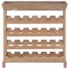 Wine Rack Brown 70 X 22.5 X 70.5 Cm MDF