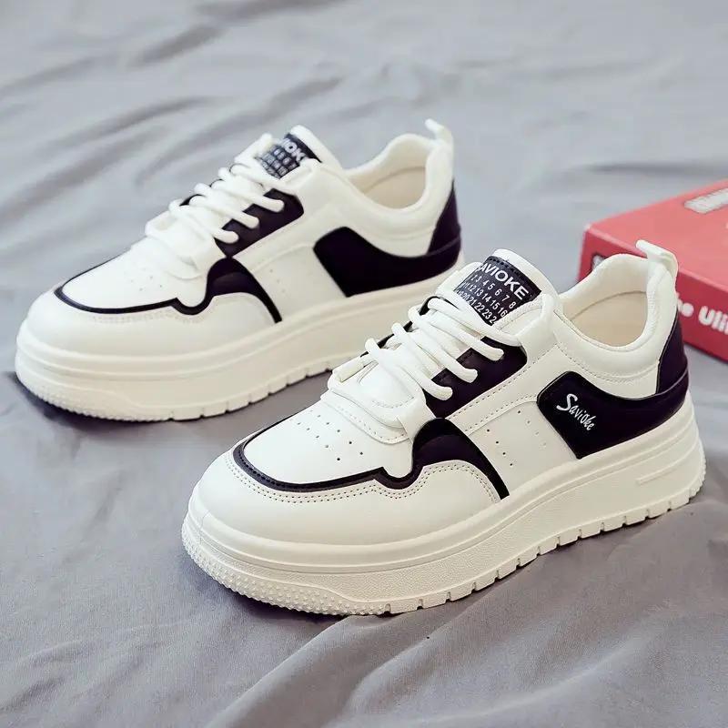 Fashion Spring Autumn Women's White Shoes Sports 2024 New Athletic Ladies Footwear Sneakers Vulcanized Shoe A On Sale Daily Routine In H