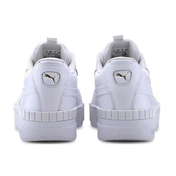 Puma Womens Cali Sport 'White Gold' (women's Sizes) White / White Skateboard Shoes 373871 01