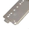 Double Coil Guitar Bridge Pickup Replacement Parts Flat Bottom Mountings Set Humbucker