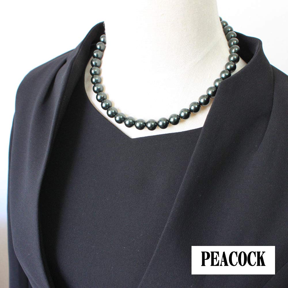 Pearl Necklace Graduation Ceremony Entrance Ceremony Entrance Ceremony 10mm42cm Jewelry Box Included High Quality/Earrings/Peacock
