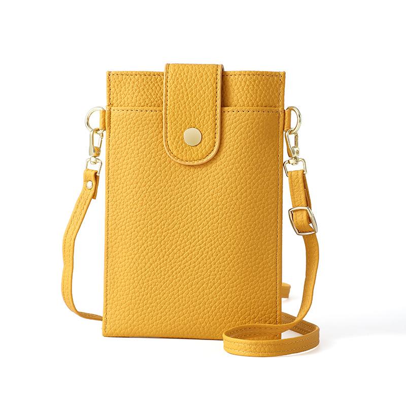 Women Crossbody Phone Bag PU Leather Cell Phone Wallet Purse Touchscreen Shoulder Bag Card Holder Coin Purse Mini Messenger Bag for Women