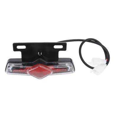 Luce posteriore per bici 3 in 1, indicatore di direzione, luce freno di marcia, luce di sicurezza posteriore per bici elettrica impermeabile