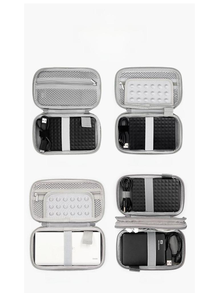 Seagate WD 2.5" Hard Drive & Power Bank Protective Storage Case
