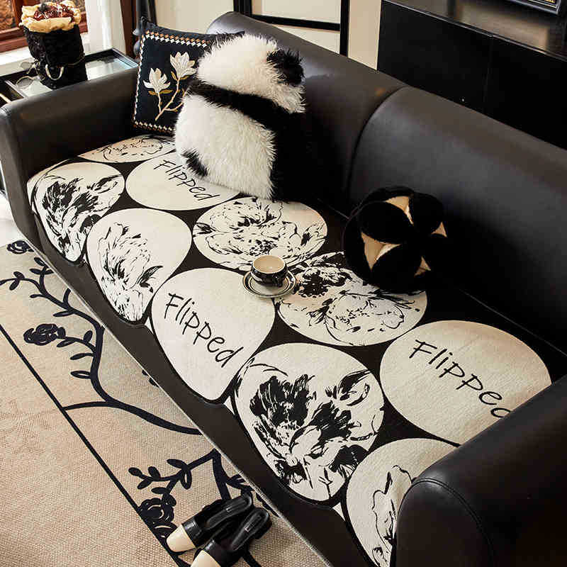 Creative And Fashionable Sofa Cushion  New Four-Season Light Luxury High-End Seat Cushion Non-Slip Sofa Cover Cover Cloth Towel