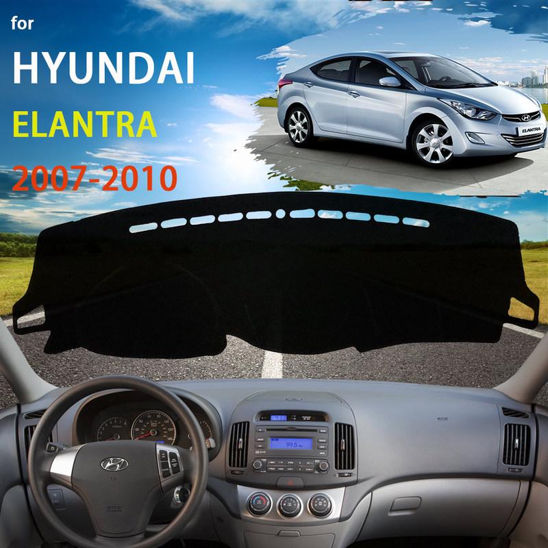 Dashboard Cover Pad Protective For Hyundai Elantra Avante I30 HD 2007 2008 2009 2010 Car Accessories Dash Board Sunshade Carpet