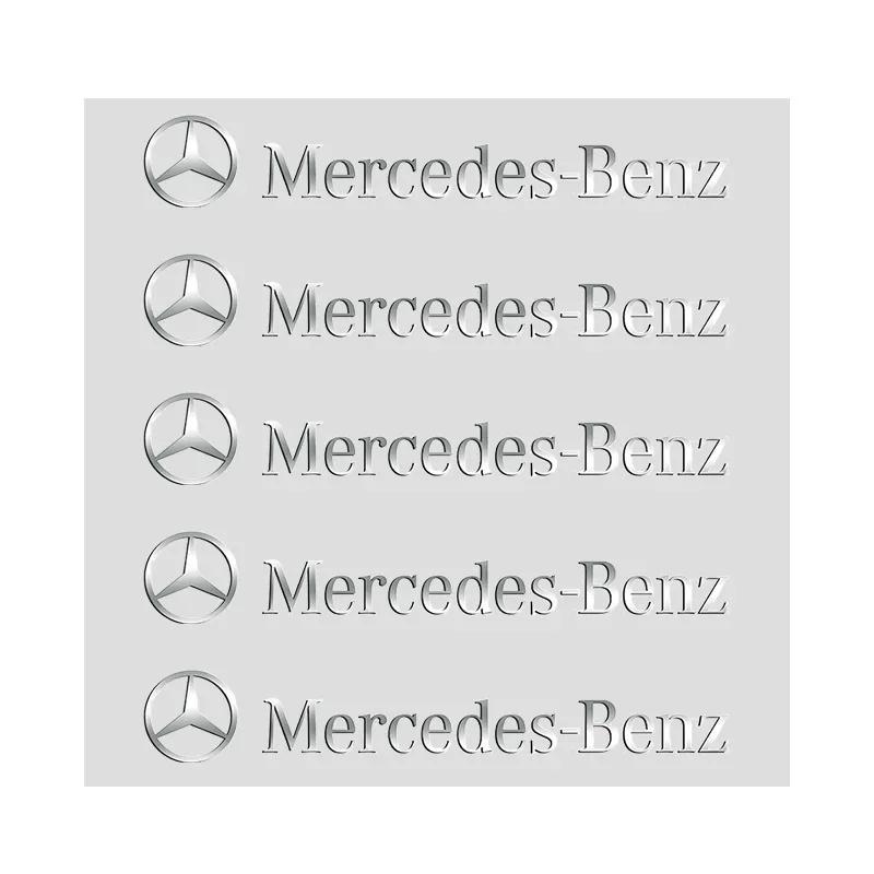 C200 E200 New For Mercedes Benz 3D Creative Car Interior Stickers Metal Badge Decoration For Mercedes Benz AMG W206 W205 W203 W2
