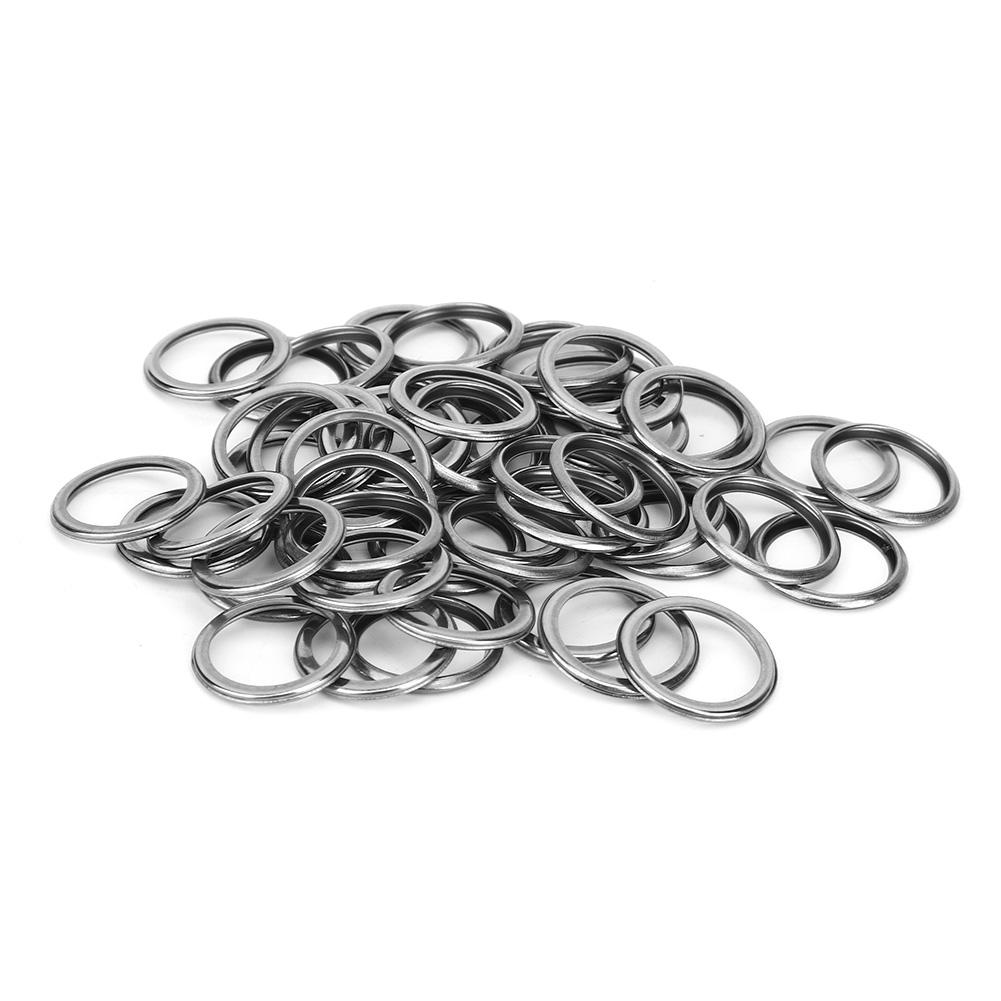50pcs Engine Oil Drain Plug Washers Gaskets Replacement 11126 AA000 Fit for Subaru