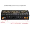 Guitar Pedal Power Supply 10 Isolated DC Output Guitar Bass Effect Pedals Power Supply with Short Circuit Protection