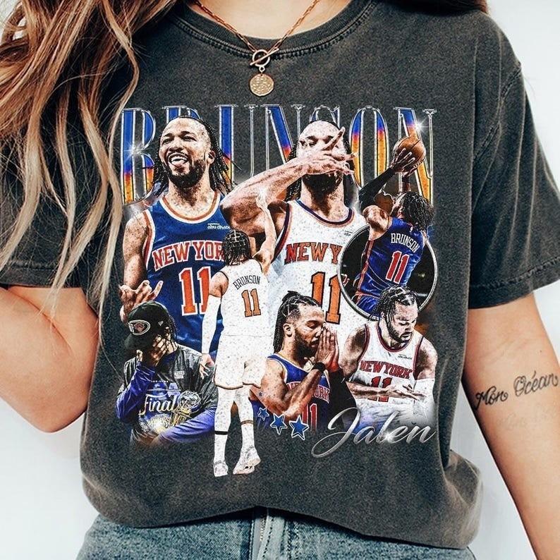 Jalen Brunson Basketball New York Vintage Shirt
