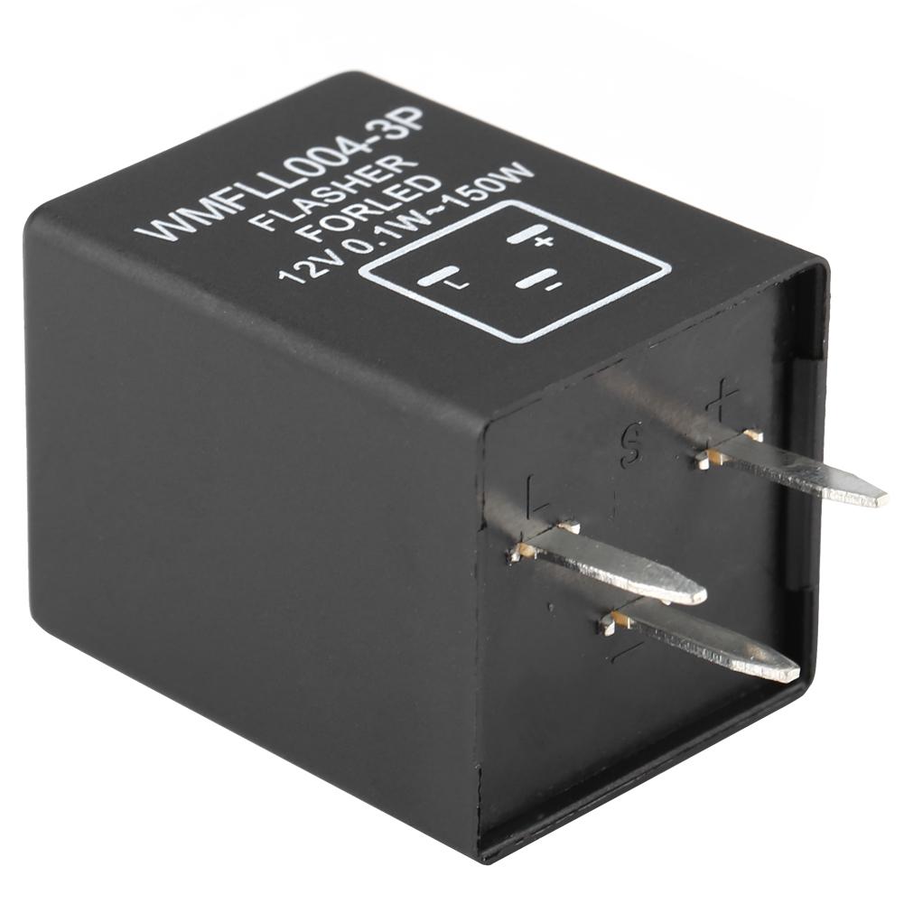 

3 Pin EP28 Car Flasher Relay Decoder for LED Turn Signal Light 12V