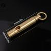 S Multifunctional Brass Emergency Survival Whistle Portable Keychain Outdoor Tools Whistle For Camping Hiking
