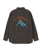 BEYOND CLOSET New Classic Preppy Cut Check Shirt Brown