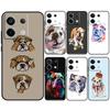 British Bulldog Case For Xiaomi Redmi Note 13 Pro 12 11 8 9 10 Redmi Note 12S 11S 10S 9S 10C 12C 13C Cover