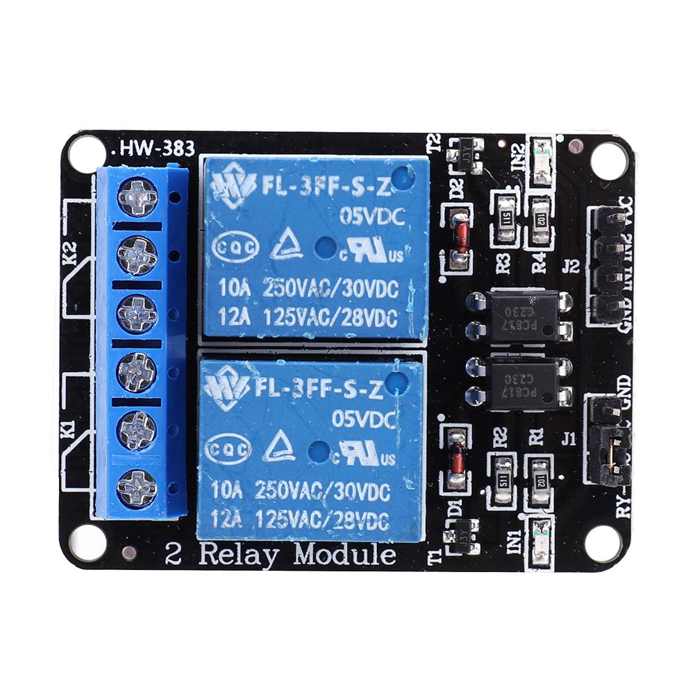 

5V 12V 24V Relay Output Mudule Support High Or Low Level Trigger Relay Board with Optocoupler Isolation Electronic Components