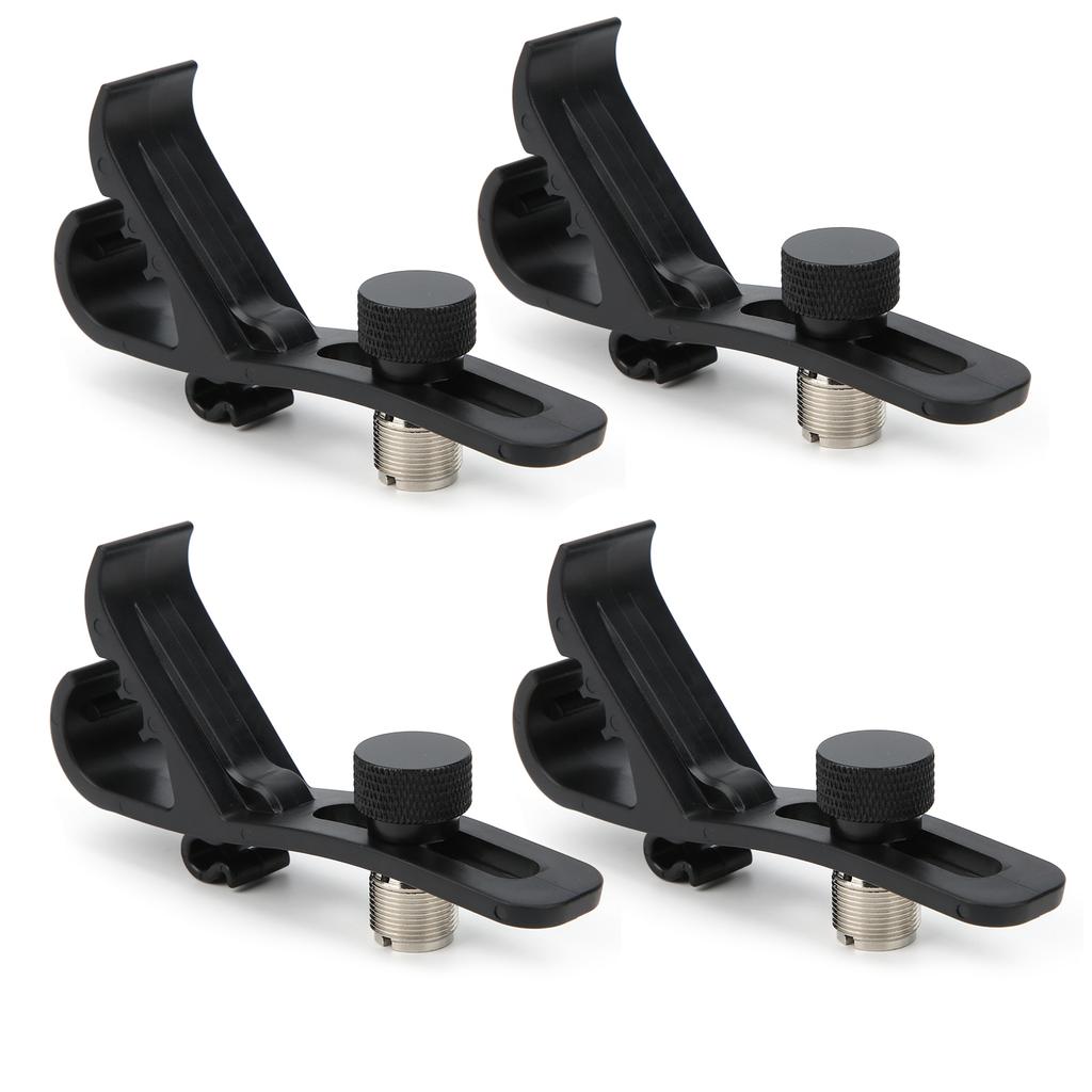 4Pcs Drum Microphone Clip Shockproof Securing Clamp Holder Musical Instrument Supplies