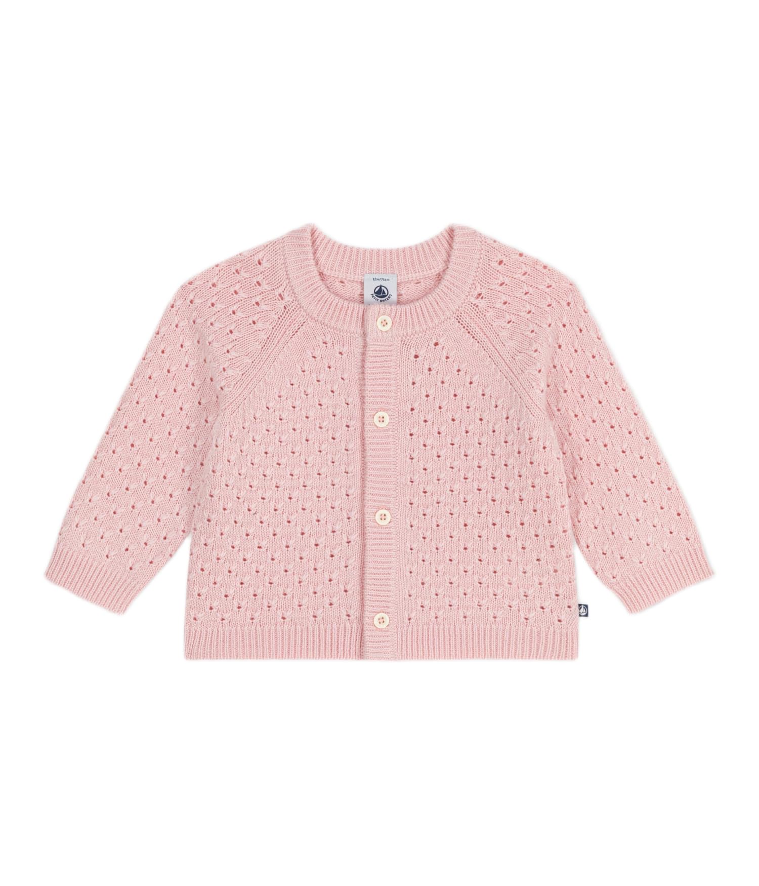 

Petit Bateau Cardigan A0DUB Light Pink 24 Months 86cm