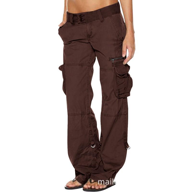 Womens Wide Leg Cargo Pants Loose