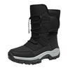 Men'S Winter Shoes Waterproof Men'S Boots Warm Plush Couple Snow Boots Outdoor Non-Slip Hiking Men Work Ankle