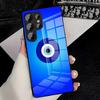 Lucky Blue Evil Eye Phone Case For Samsung S26 S25 Plus S20 S20 Plus S22 Ultra S23 FE S21 Plus S21 Ultra Glass Cover