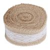 Burlap Ribbon 5.5yd DIY Diverse Styles Lace Burlap Roll for Wedding Party Gift Packaging Industrial Packaging Arts
